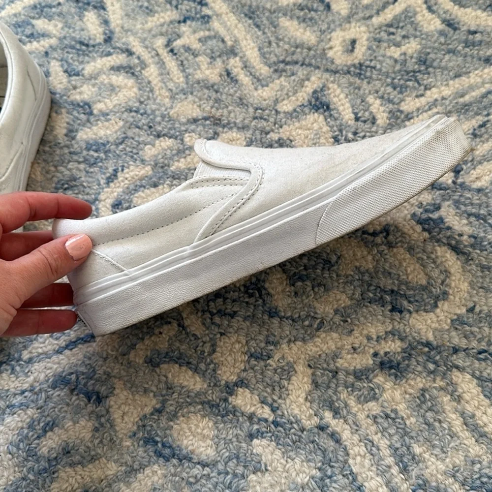 GUC Vans canvas slip ons sz 6 - Picture 8 of 9